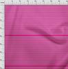 oneOone Cotton Flex Fuschia Pink Fabric Stripes Diy Clothing Quilting Fabric Print Fabric By Yard 40 Inch