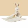 Square Shape Rabbit Square Blanket Cute Embroidery Infant Saliva Towel  Infant Use
