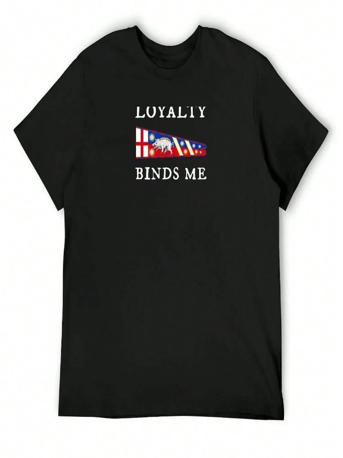 Richard III - Loyalty Binds Me T-Shirt Street Wear Funny T-Shirts Topping Anime Tshirt Black T Shirts For unisex S разноцветный