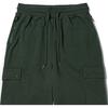 Vans Solid Color Lace-Up Knitted Straight Leg Casual Pants Unisex Bottoms Dark-Green VN000FR7BZ0