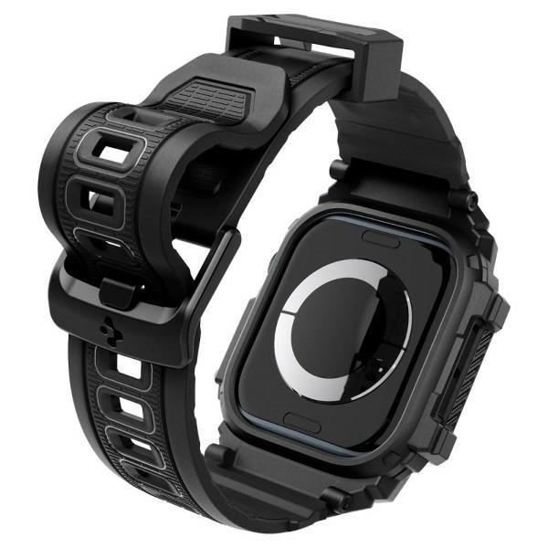 Spigen Rugged Armor Pro Apple Watch 10 / 11 42mm schwarz/mattschwarz ACS08591