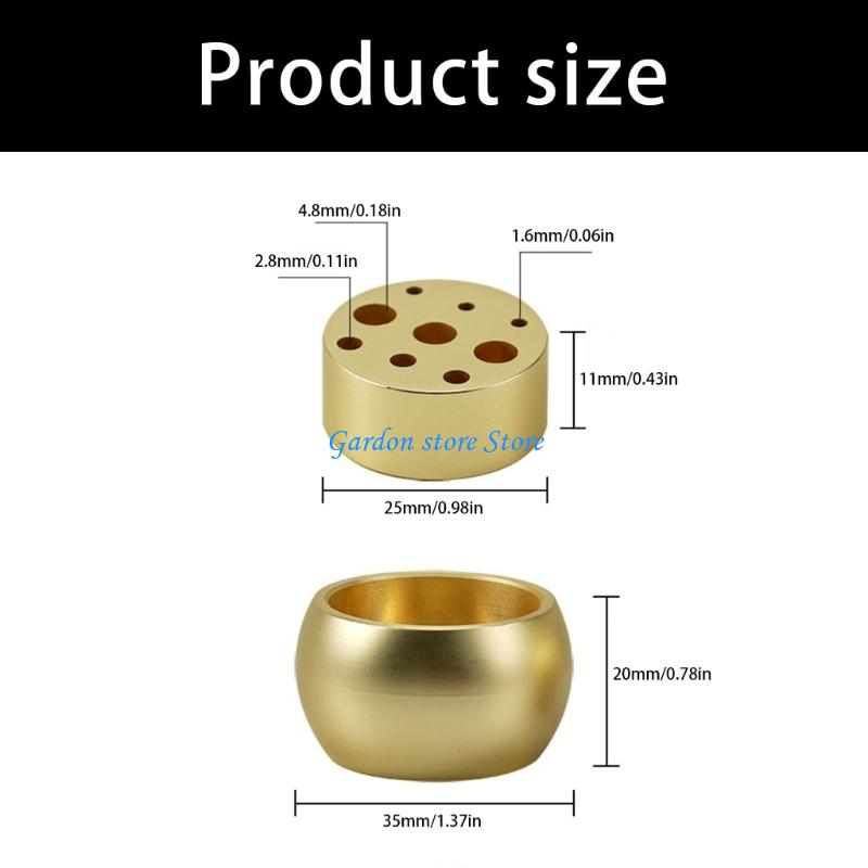 B0KB Cone Incenses Holder Incenses Burners Holder Incenses Holder Metal Censer