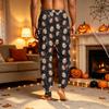 Men's Casual Pajama Pants with Pockets for Halloween Themed Wear