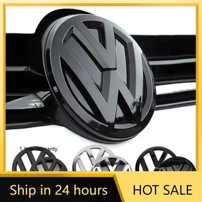 Pro VW VOLKSWAGEN Nové 1/2ks Přední mřížka kapoty auta Zadní logo znaku kufru Kryt Výměnný odznak pro Volkswagen VW Golf 7 MK7