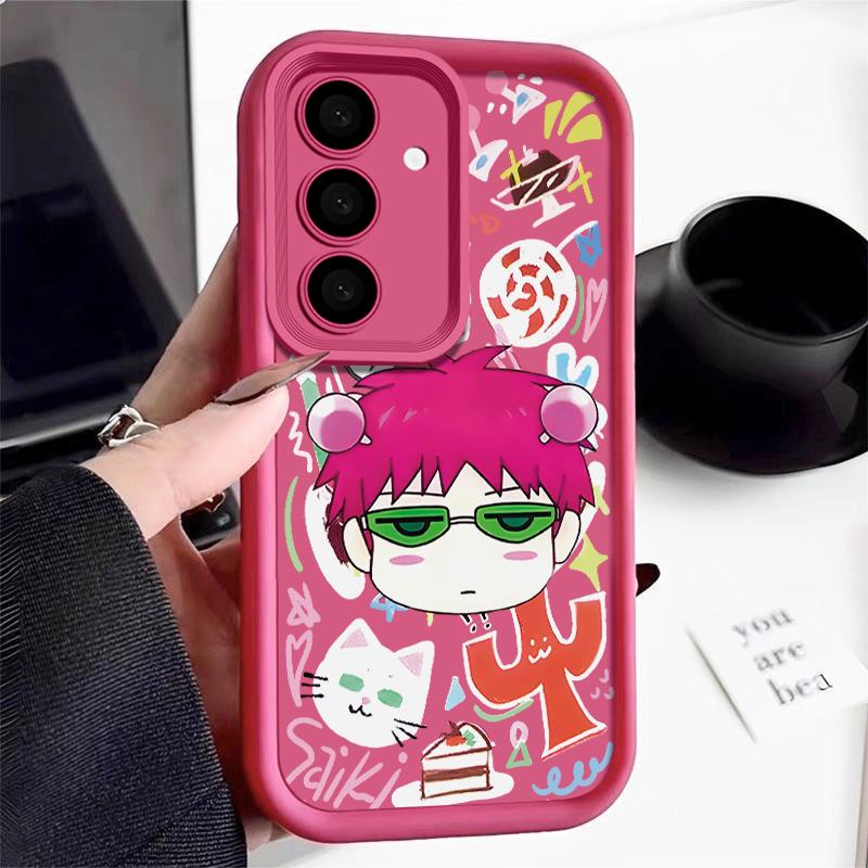 

Cute Kitty Boy Cartoon Phone Case For Samsung Galaxy A14 A15 5G S21 S22 S23 S24 FE Plus Ultra A25 A35 A52 A53 A54 A55 5G Cover Galaxy A15 5G