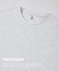TOPBOY Double-Sided Overfit Crew Neck Short Sleeve T-Shirt White Melange
