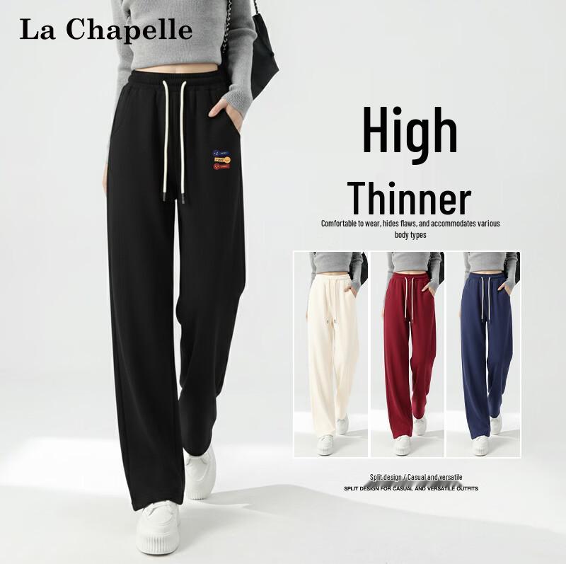 La Chapelle Women s Milk Silk Draped Straight-Leg Pants XL