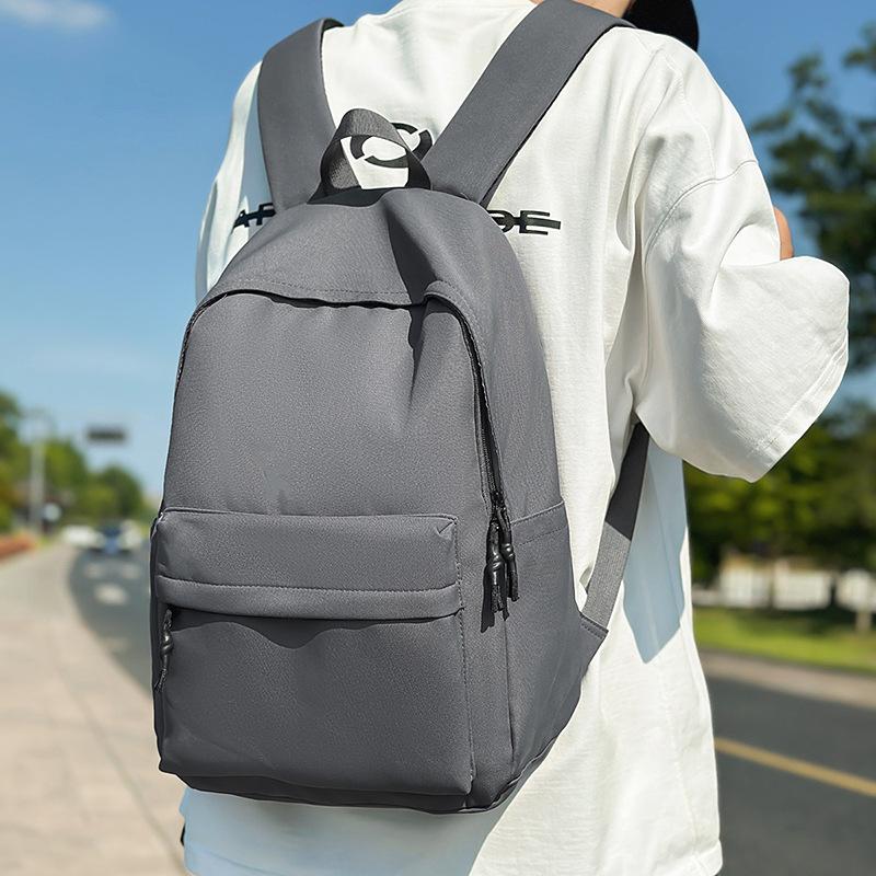 Student Schoolbag, College Student Simple and Fashionable Large-capacity Junior High School Student Backpack, High-value Backpack