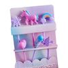 Lot de 6 mini fourchettes à fruits et aliments de dessin animé pour enfants, fourchettes à dessert, décoration de fête