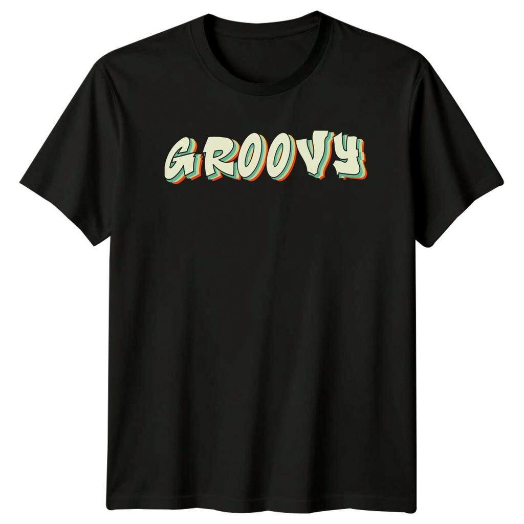 Groovy Retro Text Style Adult TShirt