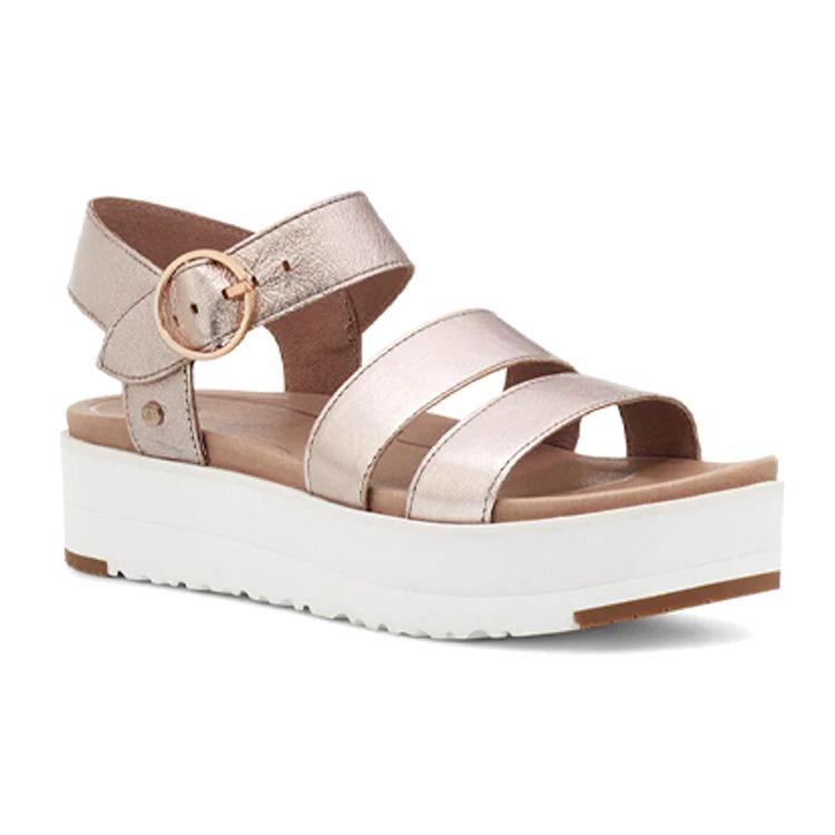 UGG Leedah Comfortable Casual Sandal Women's Rose Gold 1119810-RGMT