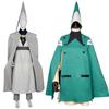 Anime Qifrey Disfraz Cosplay Sombrero de Bruja Atelier Anime Túnica de Mago Capa Cinturón Sombrero Puntiagudo Set Adulto Halloween Carnaval Cosplay