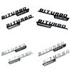 2pcs Car Letters Fender Trim Badge BITURBO 4MATIC Plus Emblem Sticker For Mercedes AMG C43 E43 GLE43 GLC43 W205 W213 Accessories