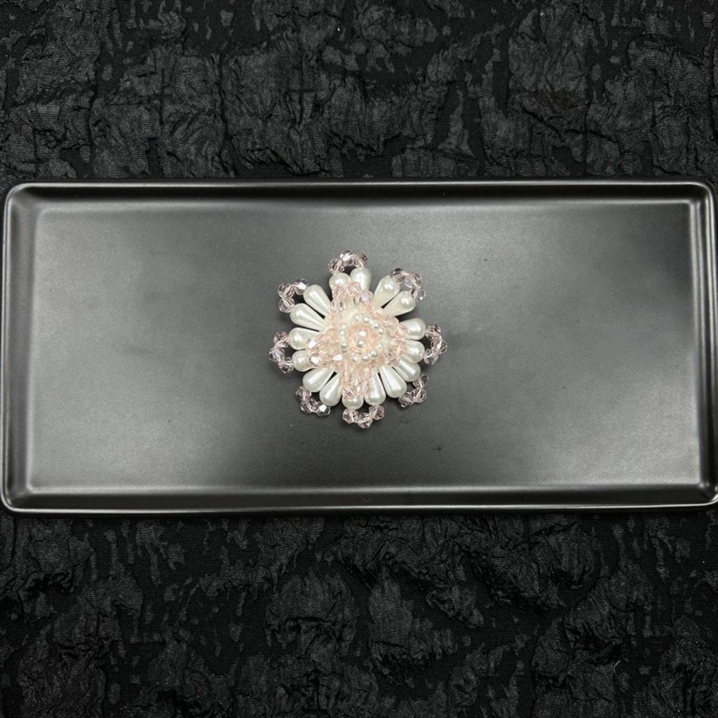 Dopamine Handcrafted Beaded Jelly Shoes Sports Sandals Accessory Diy Shoe Decorative Colorful Flower Slippers Buckles