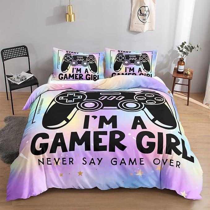 Three-Piece Digital Printing Kit Bedding, Gamepad Home Textile Four-Piece Quilt Cover