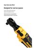 Rechargeable Lithium Battery 90-Degree Ratchet Wrench for Auto Repair and Construction