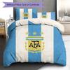 Argentina National Football Team Pattern Bedding,Quilt Set Quilt Cover Pillowcase Home Birthday Gift(1 * duvet cover + 2 * pillowcase, without core)