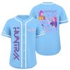Children's Casual Cartoon Print Short-sleeved Baseball Jerseys Children's Sportswear Top