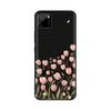 For Oppo Realme C11 RMX2185 Case Cover For Realme C11 2021 RMX3231 Flowers Soft Liquid Silicone Phone Shell for RealmeC11 Coque