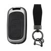 Key Case Key Cover Vezel Keychain Honda Civic Stepwgn HRV CRV ZRV NBOX Accord Pilot Smart Key Case 234 Buttons Aluminum Alloy Black [TECART]