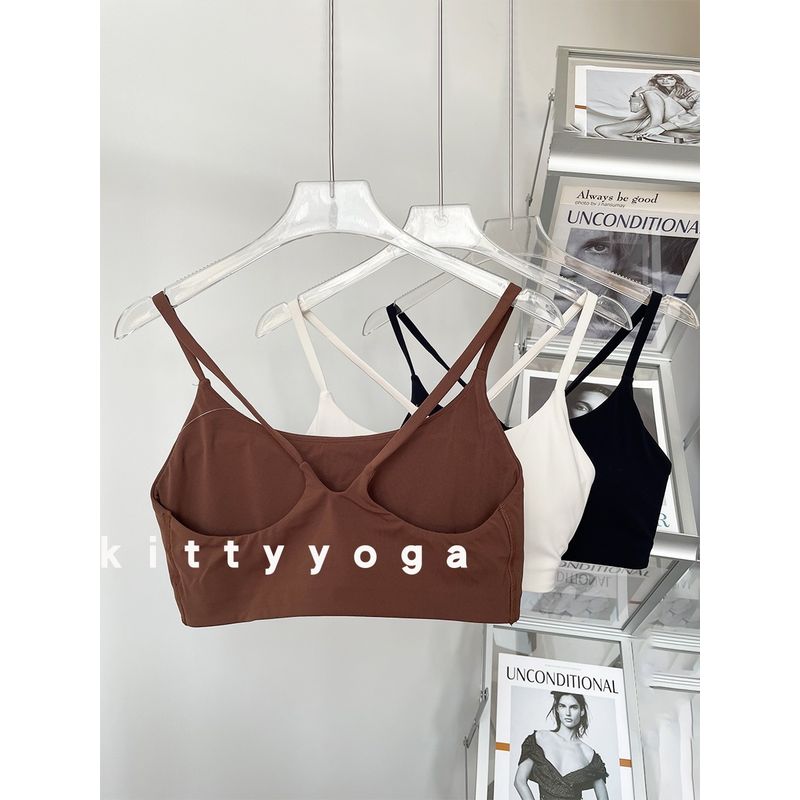 New Arrival Sports Spaghetti Strap Women's Summer Slim Looking Yoga Vest