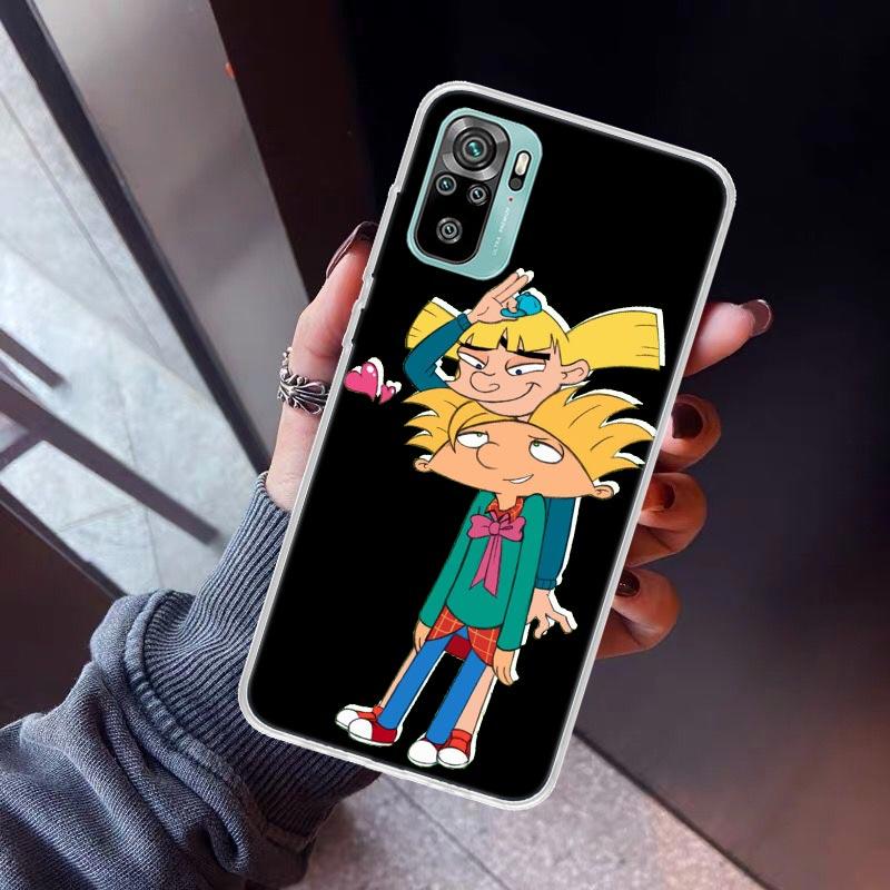 Hey Arnold Phone Case For Xiaomi Redmi Note 10 11 12 13 14 15 Pro Plus 11S 12S 14S 11T 11E 10S Soft TPU Back Cover Redmi Note 14