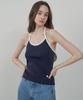 MOTT Halter Sleeveless - Navy/White