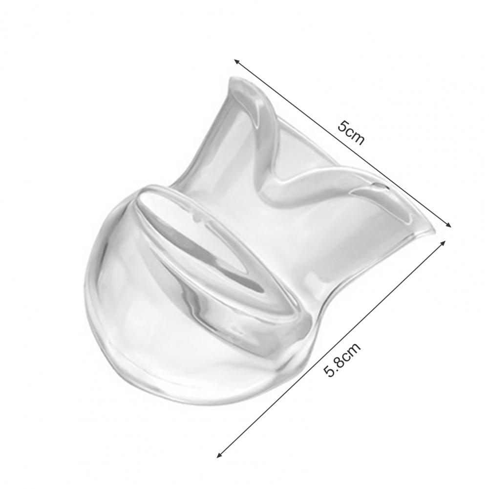 2 Stück Zungenhalter Verbesserte Schlafqualität Optimaler Luftstrom Schnarchstopper Silikon Zungenabdeckung Kragen für Nachtruhe