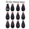 Tpu Car Remote Key Cover Key Case For Jeep For Chrysler Fobik For Dodge Ram Keyless