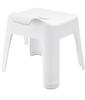 Yamazaki SH30 Bath Stool, White, Approx. W35 X D33 X H34cm (Seat: Approx. H30cm), Tower Design, Breathable and Quick-Drying, 5526