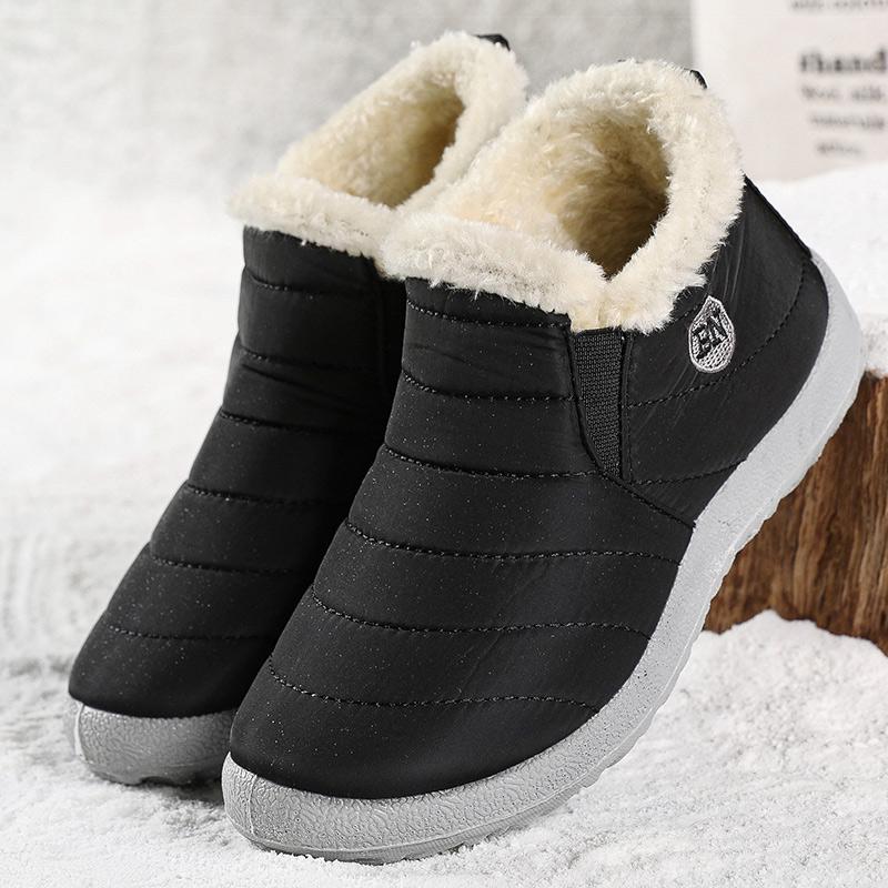 Women's Sneaker  Winter Shoes Woman Fur Loafers Lightweight Winter Sneakers Casual Shoes Women Flat Winter Footwear Female