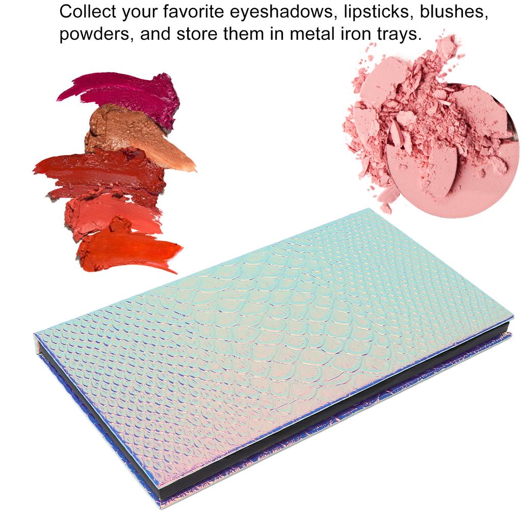 Tragbare leere Make-up-Palette, DIY magnetische Palette für Lidschatten, Rouge, Lippenstift, Puder