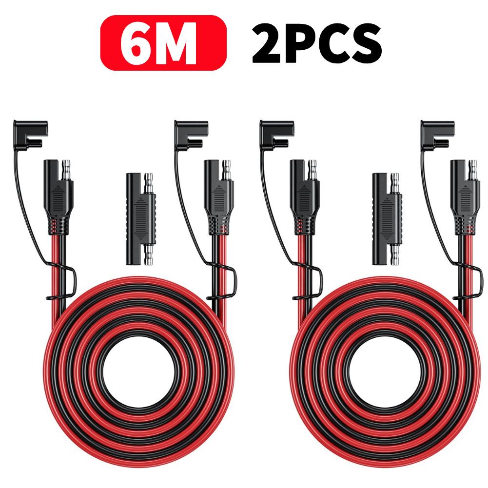 Car Extension Cable Quick Connect Harness Battery Charging Cable SAE To SAE 12V-36V Solar Auto Battery SAE Power Cable Connector
