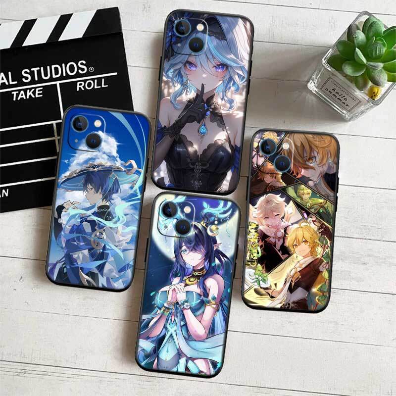 Genshin Impact Cute Phone Case for Motorola Edge 60 60s 70 G86 G56 G54 E14 G04S G45 G54 G64 X30 X40 X50 S30 S50 Pro Power Tylus