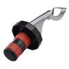 Wine Stopper Black Red Bottle Cork Silicone Tight Sealing Leakage Proof Vacuum Reusable Beverage Stopper