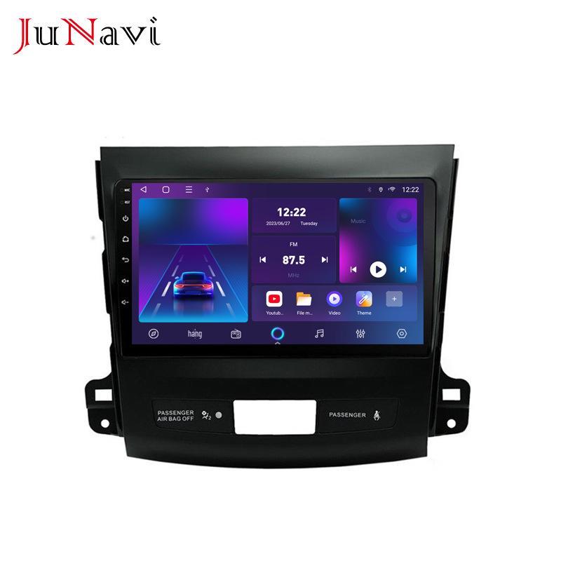 Mitsubishi Outlander 07-13 Wireless CarPlay Android Navigation with Large Screen DSP Integration.