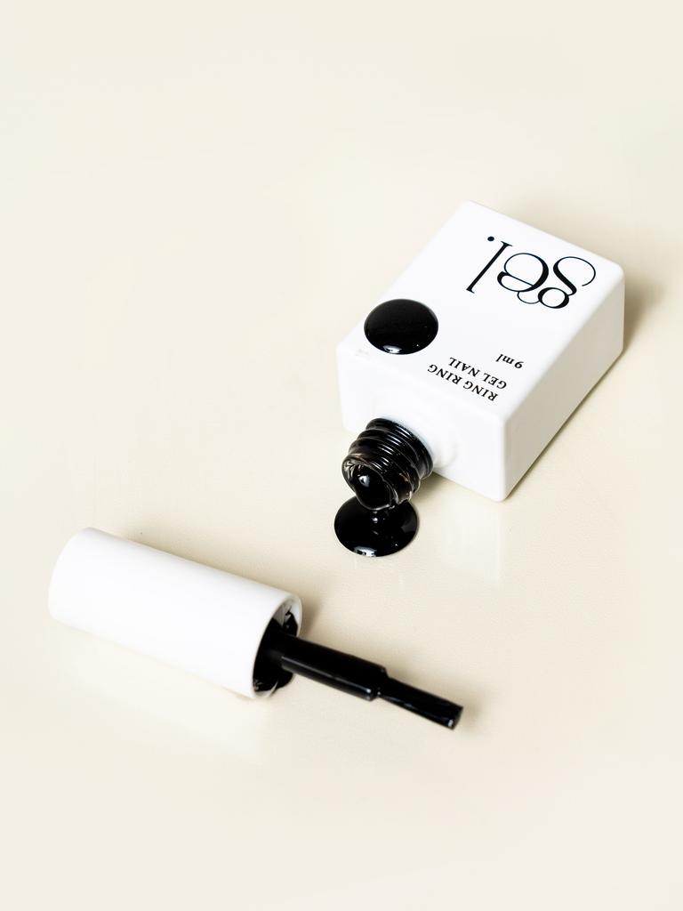 Ringring One-Step Gel Nail Polish - Midnight Black (9ml)