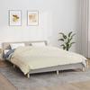 VidaXL Weighted Blanket Light Cream 220x230 Cm 15 Kg Fabric 3154881
