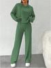 Women's Autumn/Winter 2023 Casual Knitted Hoodie and Pants Set