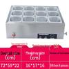 Stainless Steel Electric Food Warming Table - Multi-Functional Countertop Heater for Soups & Dishes.