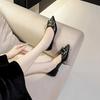 Spring Women Flat Shoes Pointed Toe Leather Casual Boat Shoes Slip-on Loafers
