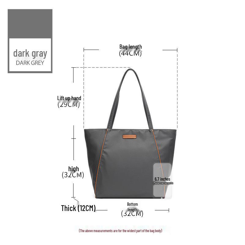 Women's Large Capacity Canvas Tote Bag - 2025 High-End Oxford Cloth Underarm Shoulder Handbag