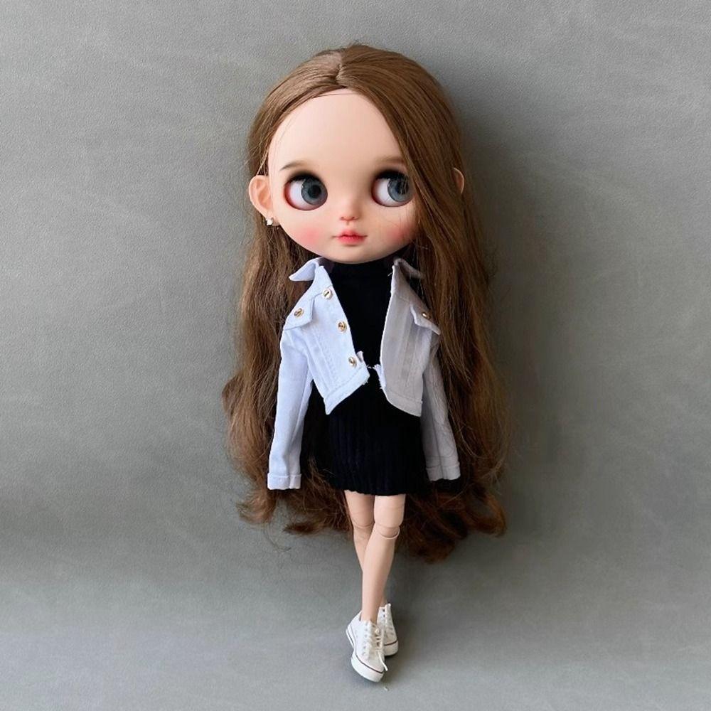 Mädchen Geschenk Spielzeug Blyth Puppe Jeans Hose für Azone/OB24/OB27 28-30cm Puppen für Blyth 1/6 Puppen