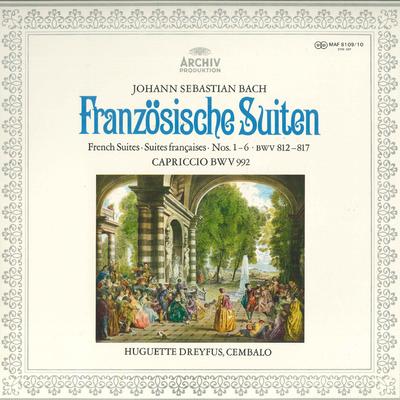 LP Record HUGUETTE DREYFUS - Bach: Complete French Suites MAF810910 ARCHIV Japan Obi Classical Used