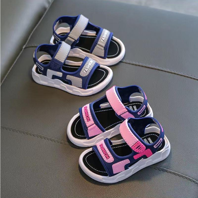 Summer Kids Sandals for Boys Fashion Breathable Soft Comfortable Sport Beach Shoes Children Outdoor Non Slip Lightweight Sandals