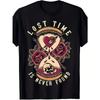 European Sizes Men's & Women's Vintage Gothic Hourglass Tattoo T-Shirt