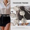 European and American Oval Metal Waist Chain Women Jk Accessories Belt New Style Decorative Skirt Sweater Elegant Women Belt