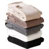 Leggings de Malha com Cabo para Meninas - Quentes, Escovadas, Mistura de Algodão e Linho, Calças Forradas com Lã