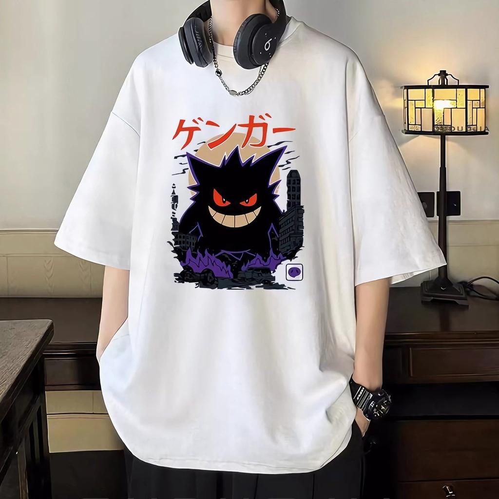 2026 New Edition Pokémon Japanese Anime ShortSleeved TShirt for Men  Summer Loose Anime TShirt Shirt