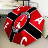 Charlton FC Crest Automatic Folding Umbrella - 8-Rib Travel Umbrella with Auto Open/Close & Portable Gifts for holidays or birthdays